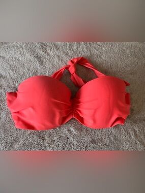 La Vie En Rose Coral Push-Up Bikini Top